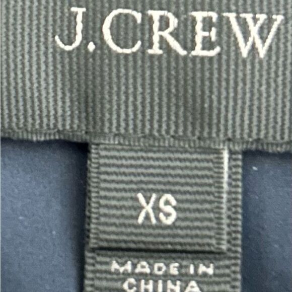 J. Crew Excursion Quilted Down Vest Navy Cream Plaid Size XS preppy 138.00 MSRP - Picture 13 of 13